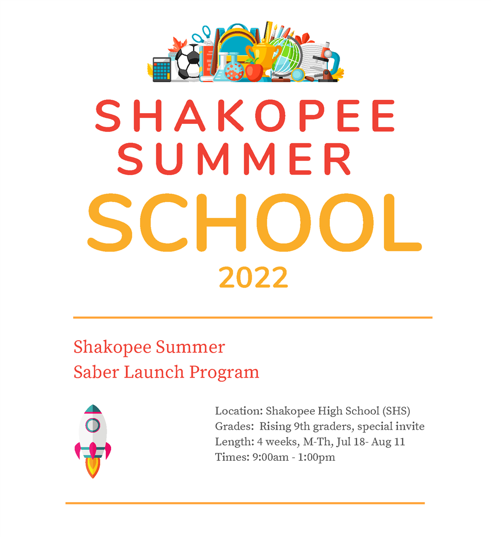 Summer Programs / 9th Grade Summer Saber Launch